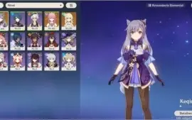Conta com Yae e Keqing (ar 18)