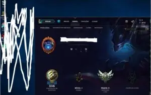 Conta lol prata 5 49 skins