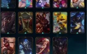 Conta no lol com 500 Reias em skin