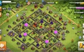 CONTA DE CLASH OF CLANS CV 10 E VILA DO CONSTRUTOR CV 7