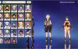 Conta AR50 Genshin - Ganyu, Zhongli, Venti, Albedo e +