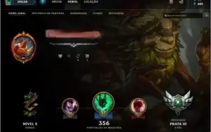 Conta lol Criada na season 4 prata 2
