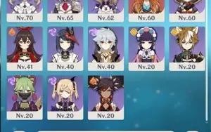 HuTao C1+ Baal com Assinatura + 3 Arcontes