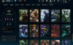 Ferro 3 com 115 Champs e 48 Skins