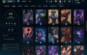 Ferro 3 com 115 Champs e 48 Skins