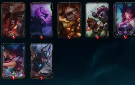 Conta no lol, 413 skins, ultimates lendarias e miticas