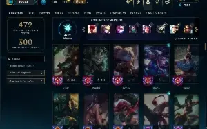 Bronze 4 com 120 Champs e 92 Skins ( ADC / JG )