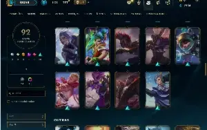 Bronze 4 com 120 Champs e 92 Skins ( ADC / JG )