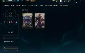 Bronze 4 com 120 Champs e 92 Skins ( ADC / JG )
