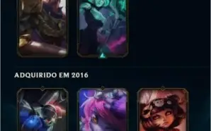 Conta Ouro IV, 9150 EA, 24 campeões, 5 Skins e Borda de Gold
