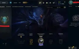 Conta League of Legends Full Acesso - 58 Champs e 46 Skins
