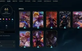 Conta League of Legends Full Acesso - 58 Champs e 46 Skins