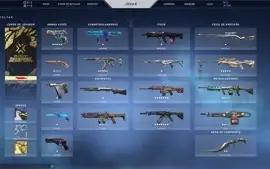 CONTA VALORANT DIAMANTE VARIAS SKINS