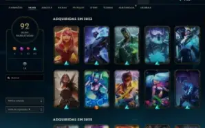 Conta Lol Com 92 Skins