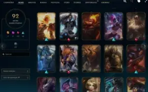 Conta Lol Com 92 Skins