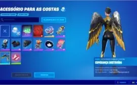 Conta Fornite skin lenda dos jogos