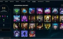 conta lol 28 skins 5 báus pra abrir gold 4 md10 1/3