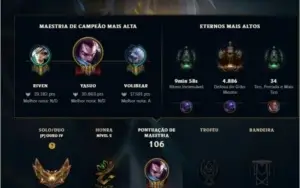 conta lol 28 skins 5 báus pra abrir gold 4 md10 1/3