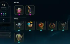Conta De Lol Esmeralda 192 Skins 56% Win