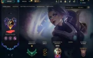 Conta De Lol Esmeralda 192 Skins 56% Win