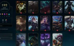 Conta De Lol Esmeralda 192 Skins 56% Win