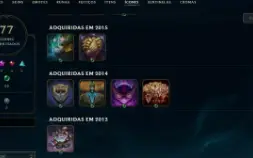Conta League of Legends Full Acesso - 92 Champs e 32 Skins