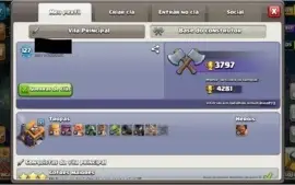 Conta Cv10 12k de gemas e Conta clash royale desafiante I