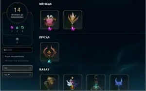 Conta League of Legends - 108 Skins