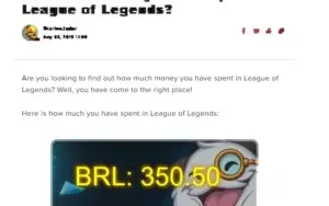 Conta League of Legends - 108 Skins