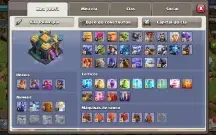 CLASH OF CLANS, CV 14 muros full - para vender logo