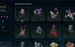 Conta 2017 Diamante 4 300 skins e muito mais