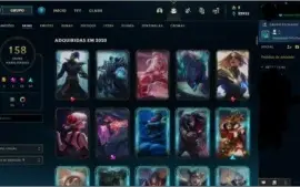 CONTA MESTRE + (SEASON 11) RAKING 600+ / 2 SKINS DE GEMA