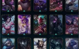 CONTA LEAGUE OF LEGENDS (PLATINA +184 SKINS +SONA ULTIMATE)
