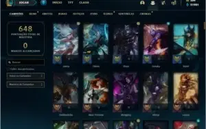 Conta diamante 1 com todos os champs e 228 skins (MAIN SUP)