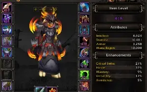 Resto/Balance Druid ilvl 418 - Mage Tower, 2700io, PvP Set