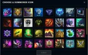 Conta nível 58 com 36 campeões, unranked