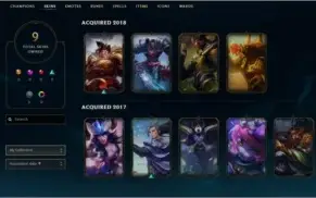 Conta nível 58 com 36 campeões, unranked