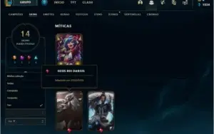 Vendo conta platina 4 14 skins 34 campeões