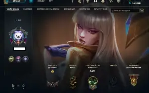 Conta Lol Full Acesso - 4 Skins Prestigio - 152 Skins