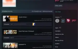 Conta Steam Full Acesso + Gta V + Cs2 Prime