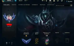 Conta lol Diamante 4 67% win rate