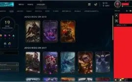 Conta LOL / OURO I / 75 PDL