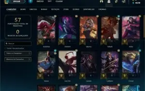 Conta Platina 2 com 36 Champs e 12 Skins