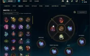 Conta Platina 2 com 36 Champs e 12 Skins