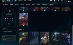 Conta Platina 2 com 36 Champs e 12 Skins