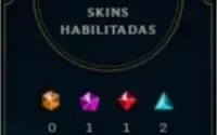 conta nivel 30 unranked c/ skins (1 lendaria)