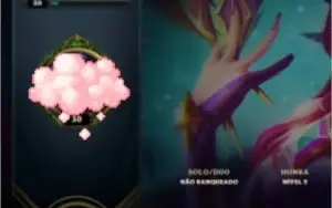 conta nivel 30 unranked c/ skins (1 lendaria)