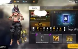 Conta de Free Fire Muito Gemada