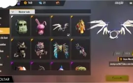 Conta de Free Fire Muito Gemada