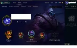 Conta Lol Unranked